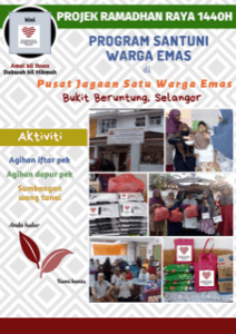 Read more about the article Program Santuni Warga Emas di Pusat Jagaan Satu Warga Emas Bukit Beruntung, Selangor (Projek Ramadhan-Raya 1440H)