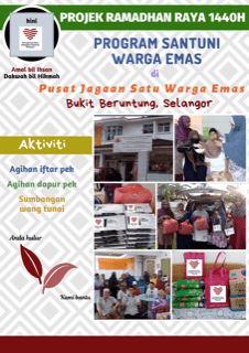 You are currently viewing Program Santuni Warga Emas di Pusat Jagaan Satu Warga Emas Bukit Beruntung, Selangor (Projek Ramadhan-Raya 1440H)
