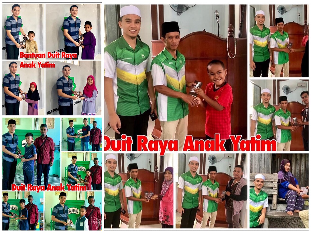 Sumbangan Duit Raya kepada anak-anak yatim dan OKU di Pulau Jambongan, Sabah (Projek Ramadhan-Raya 1440H)