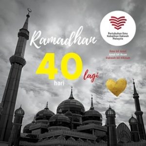 Read more about the article Ramadhan 40 hari lagi..