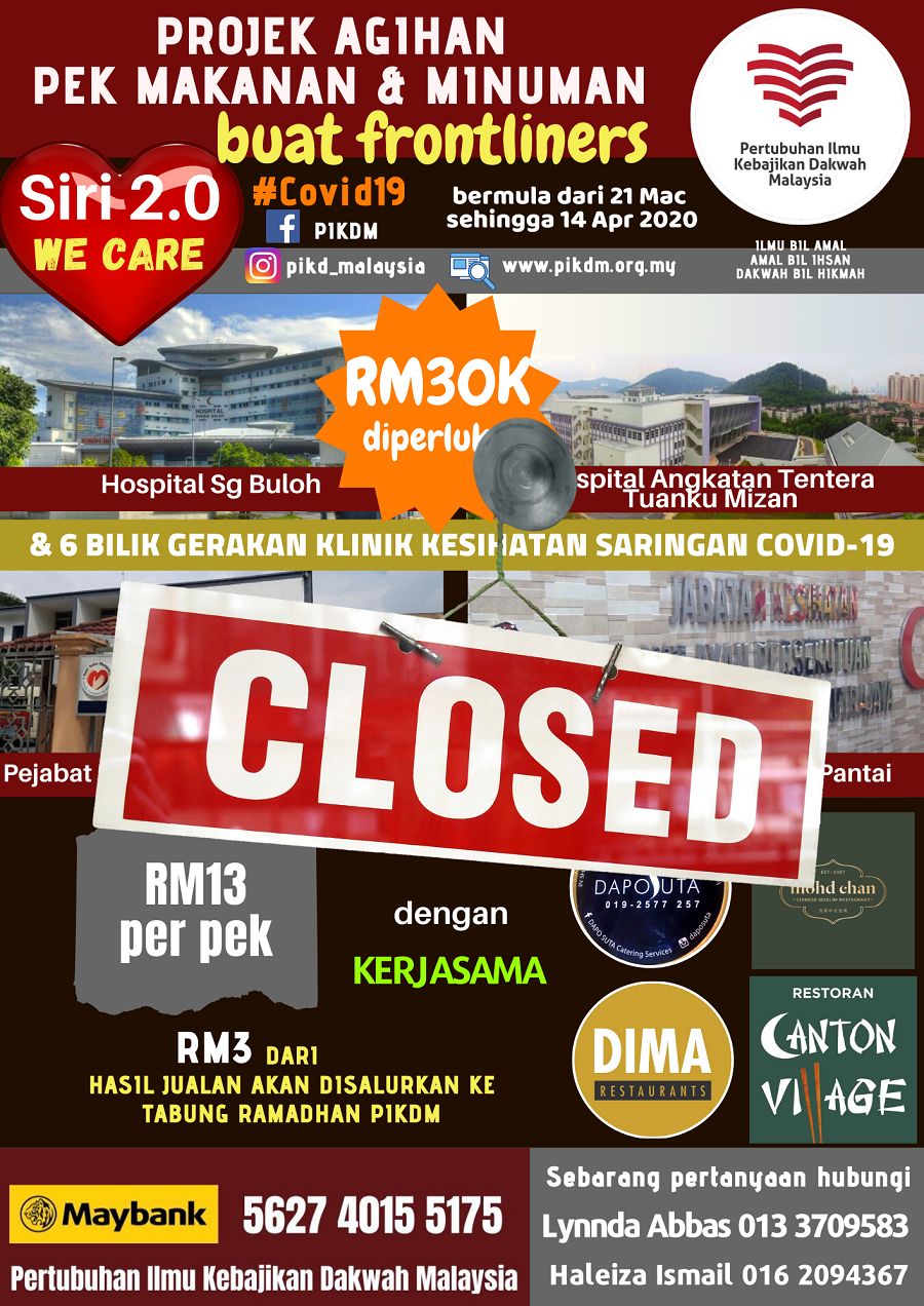 Pikdm projek food pek covid siri 2