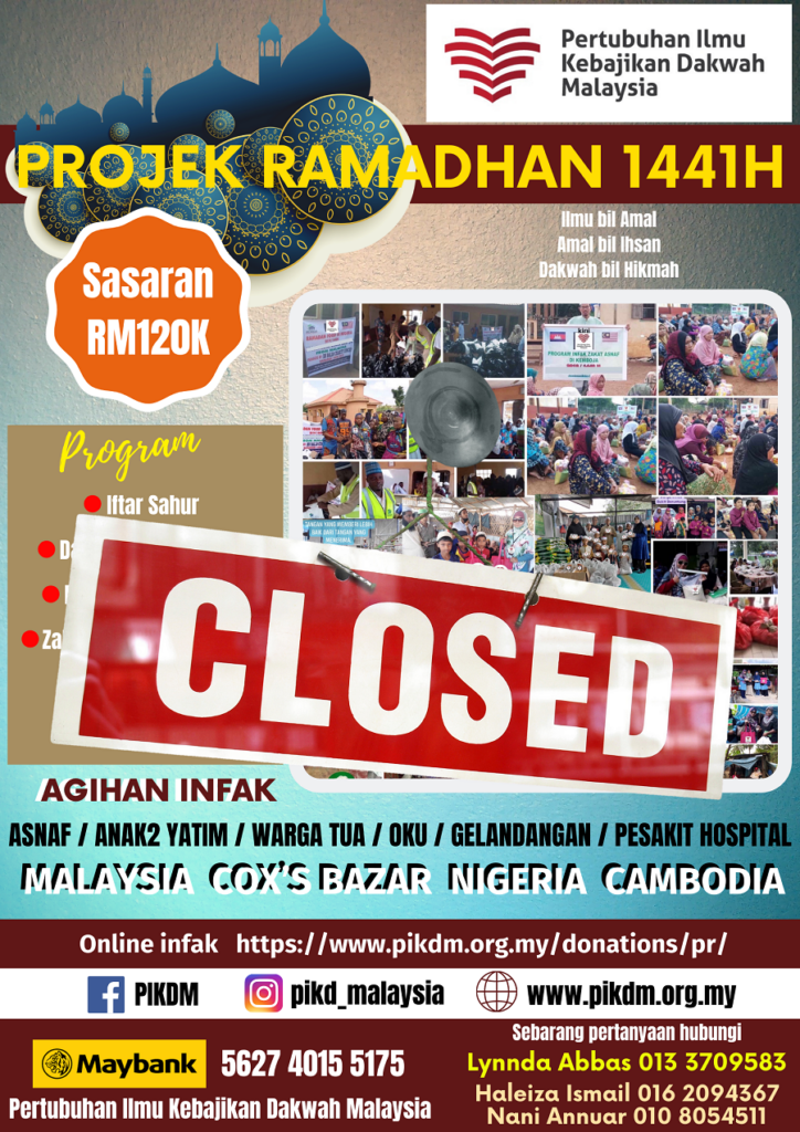 Pikdm Projek Ramadhan 1441h