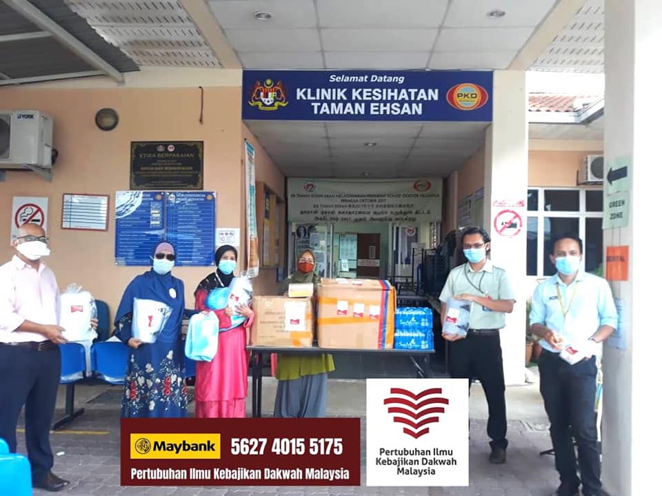 Agihan 50 PPE Set ke Klinik Kesihatan Taman Ehsan Kepong