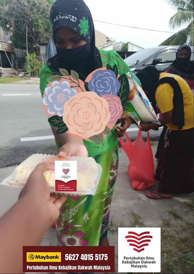 Agihan 150 Iftar Pek Buat Komuniti Rohingya di Ampang