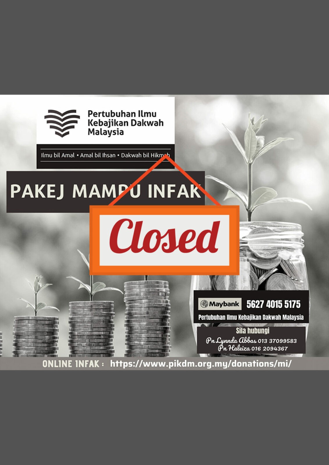 Pakej mampu infak closed