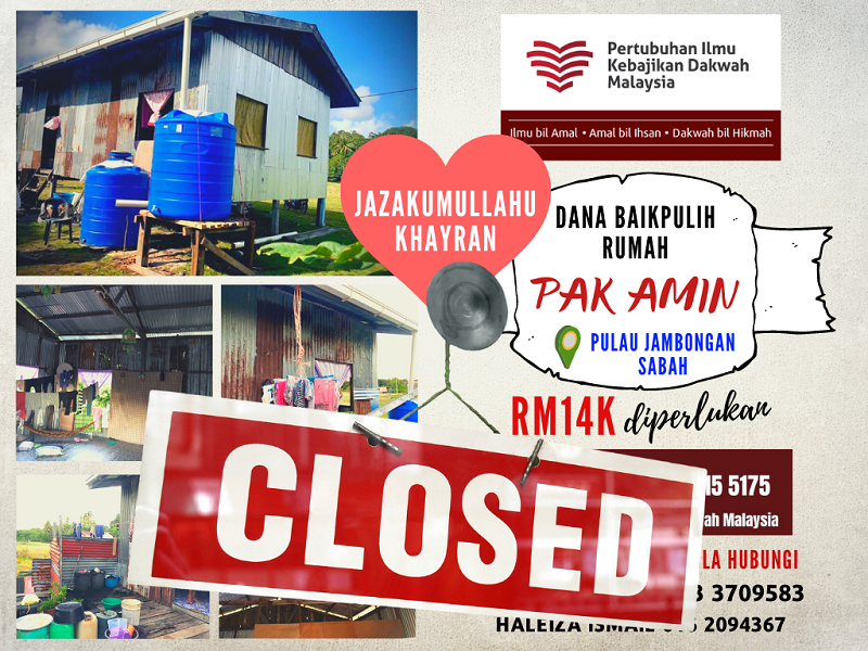 Dana baikpulih rumah pak amin