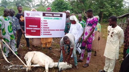 Program Ibadah Korban PIKDM 1441H di Ibadan, Nigeria