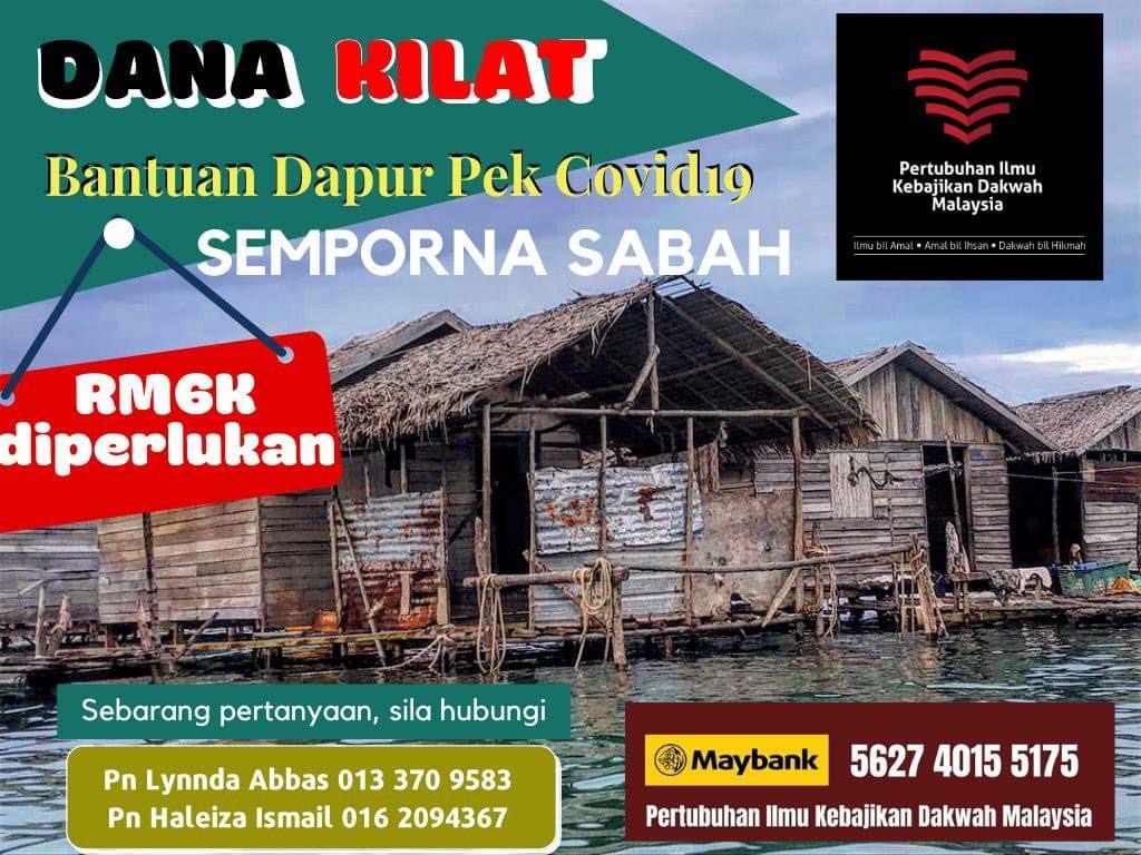 Misi 1.0 Bantuan Kemanusiaan Dapur Pek Covid19 di Semporna, Sabah