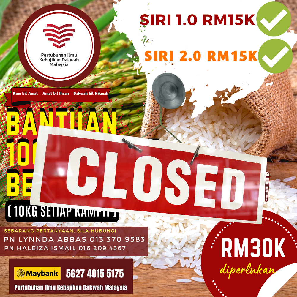 Pikdm bantuan 1000 kampit beras