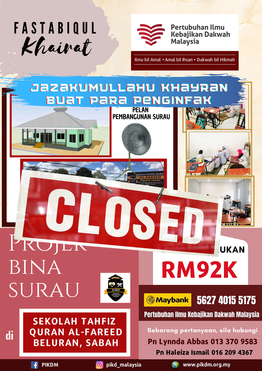 Pikdm projek bina surau alfareed