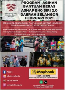Read more about the article Program Agihan Bantuan Projek Beras Selangor Asnaf & B40