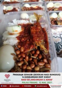 Read more about the article Program SENASIB (Sedekah Nasi Bungkus) di Pulau Pinang 12 Mac 2021