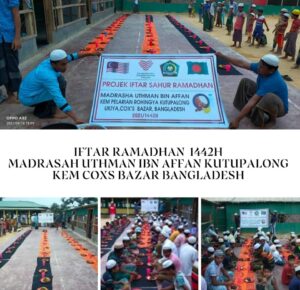 Read more about the article Projek Iftar Sahur Ramadhan 1442H  Kem Pelarian Rohingya Coxs Bazar (RAMADHAN  1-7)