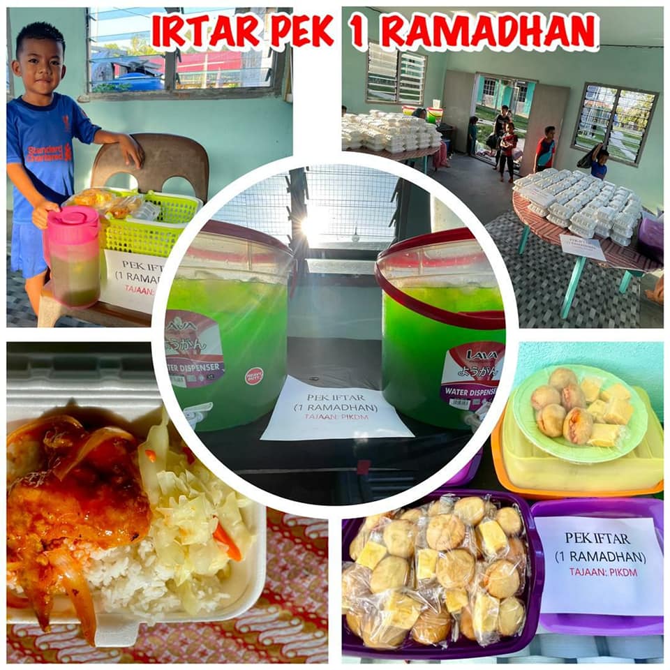 Projek Tajaan Iftar Pek Ramadhan 1442H PIKDM di MADS Pulau Jambongan Sabah