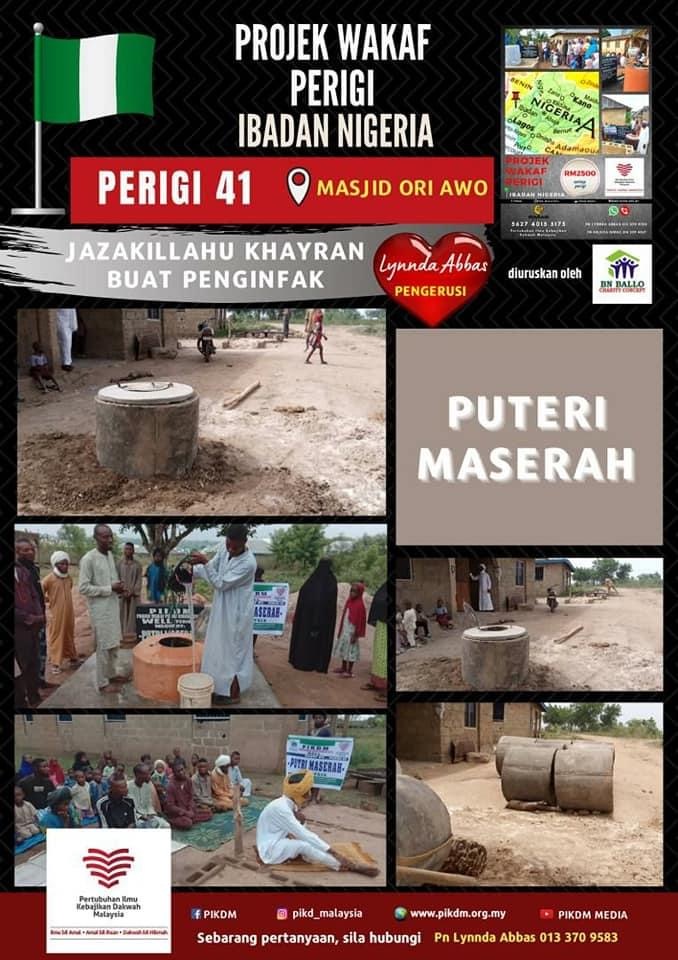 Projek Wakaf Perigi di Ibadan Nigeria