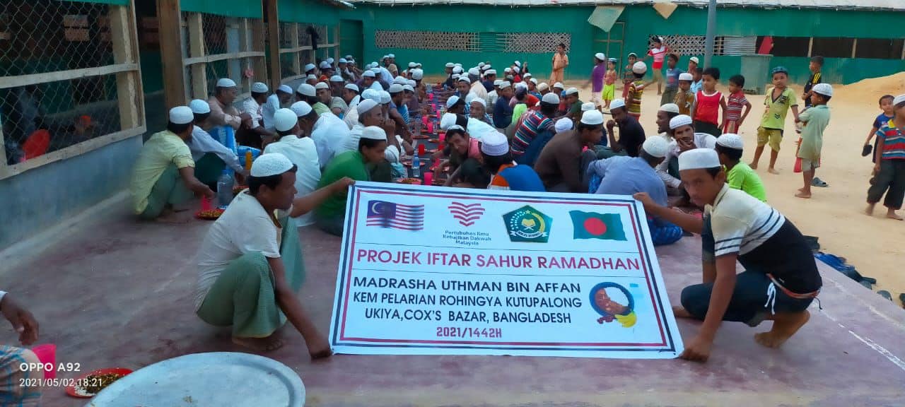 You are currently viewing Projek Iftar Sahur Ramadhan 1442H  Kem Pelarian Rohingya Coxs Bazar-RAMADHAN  8- 20