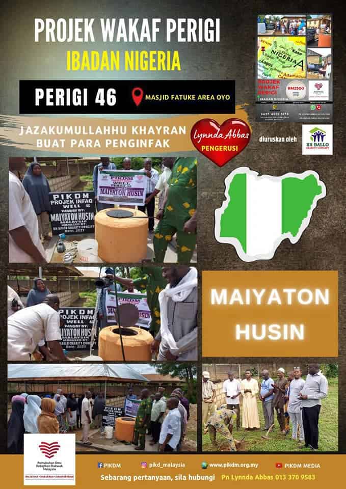 Read more about the article PIKDM PROJEK WAKAF PERIGI NIGERIA.