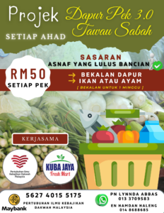 Read more about the article Projek Dapur Pek 3.0 Tawau Sabah