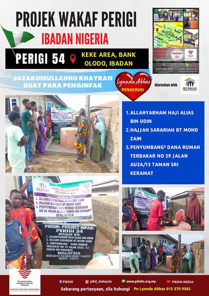 You are currently viewing PIKDM Projek Wakaf Perigi di Ibadan Nigeria