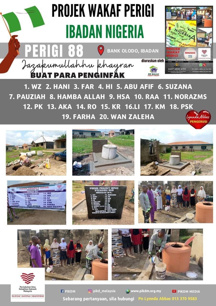 PIKDM Projek Wakaf Perigi Nigeria