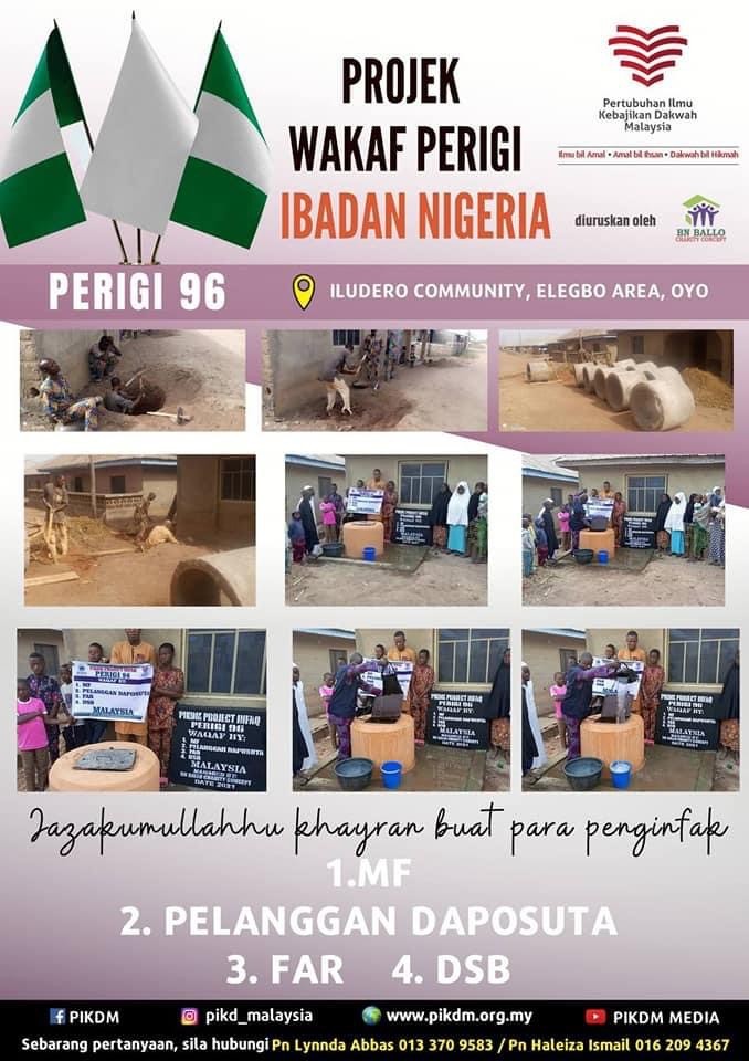 PIKDM Projek Wakaf Perigi di Ibadan Nigeria