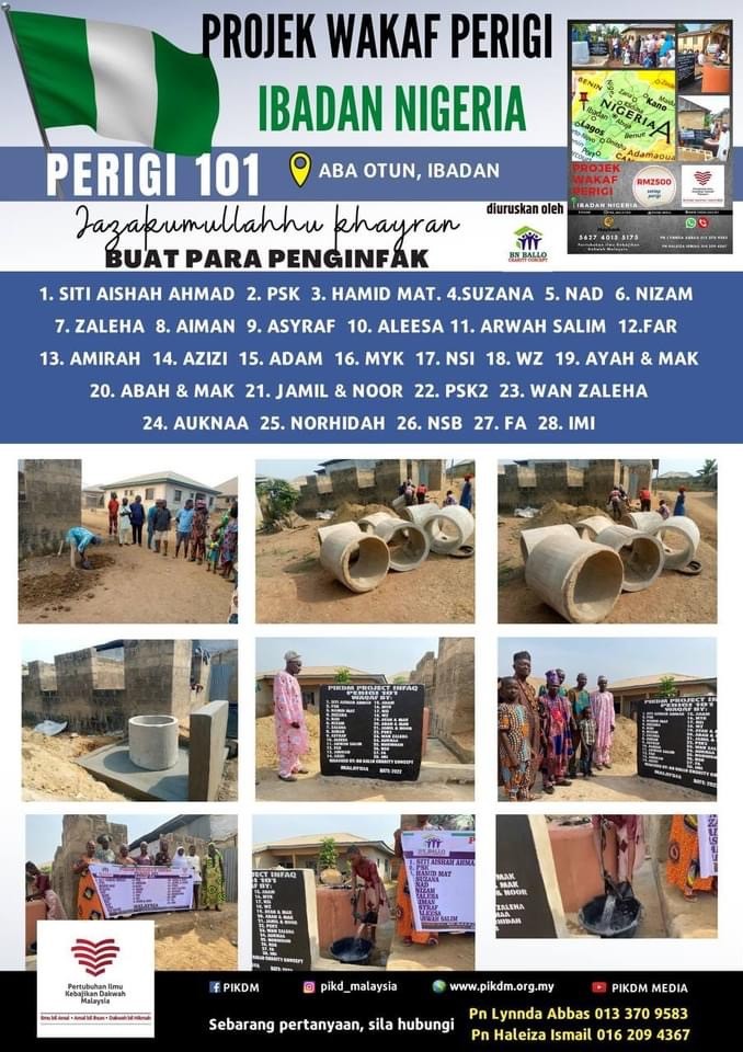 You are currently viewing PIKDM Projek Wakaf Perigi Nigeria 2022