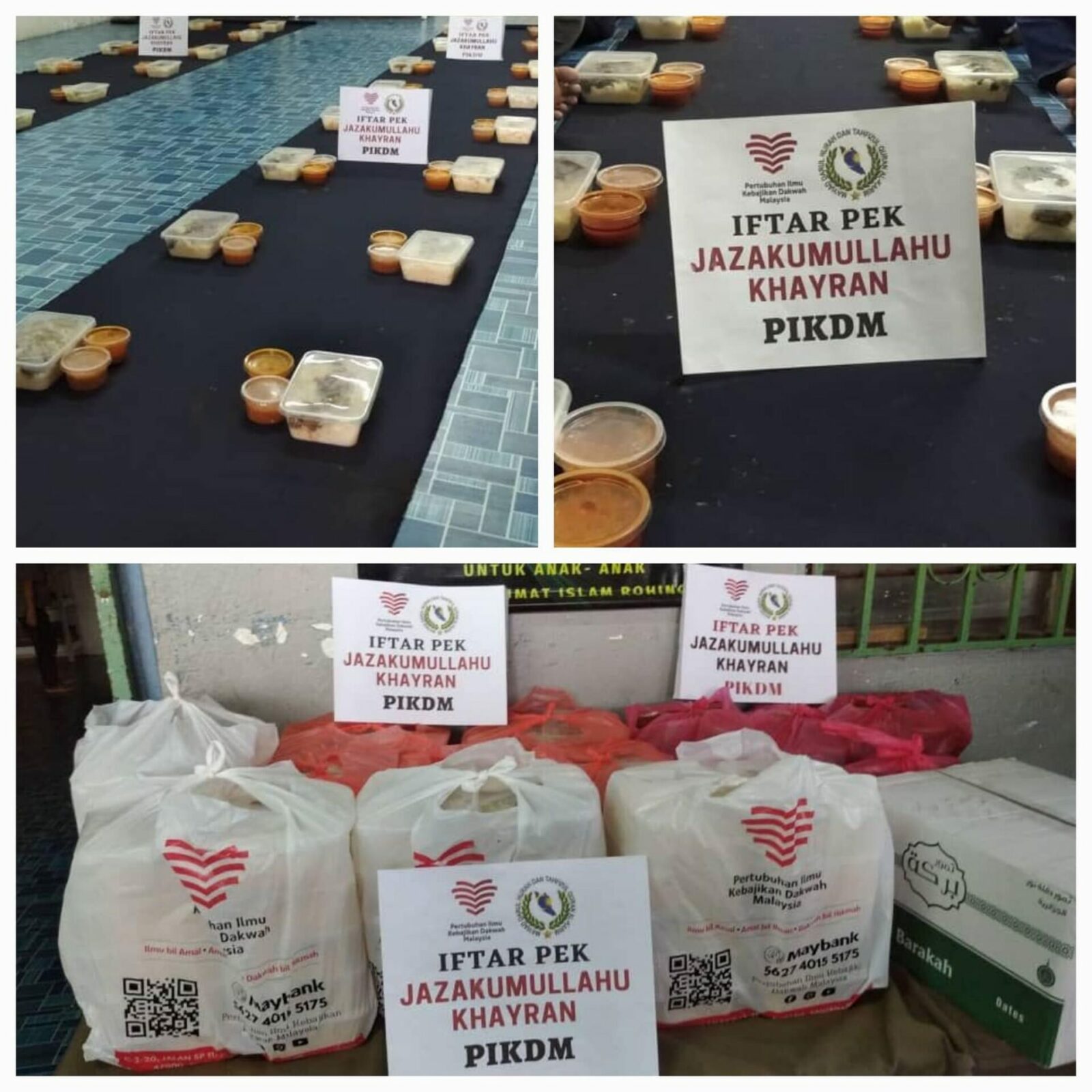 Tajaan Iftar Pek PIKDM Maahad Tahfiz Quran Darul Hijrah Kuala Lumpur