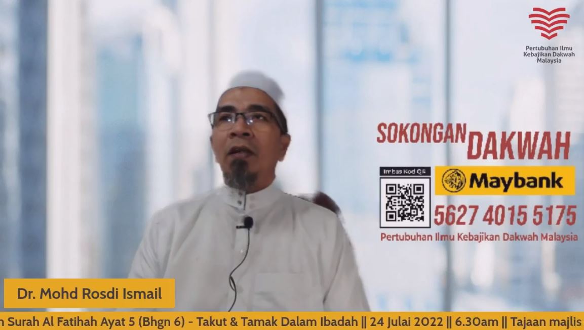 Siri 06 Tadabbur Al Quran Surah Al Fatihah Ayat 5 Bahagian 6 