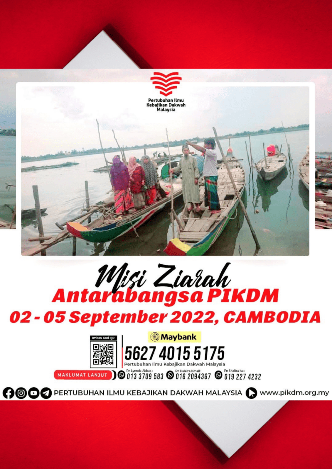 Read more about the article Misi Ziarah Antarabangsa PIKDM – Cambodia (2 – 5 September 2022)