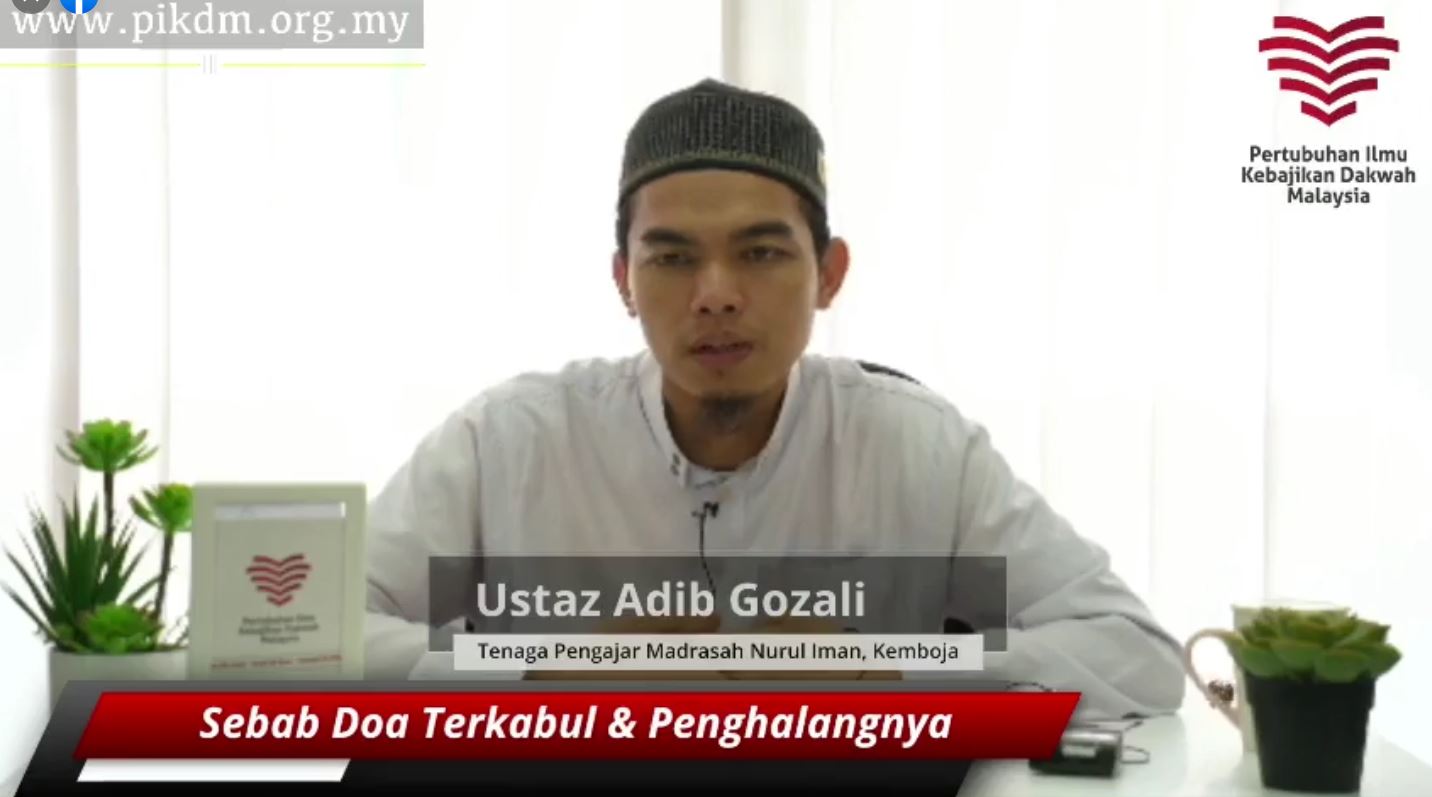 You are currently viewing Tazkirah Subuh – Sebab Doa Terkabul & Penghalangnya – Ustaz Adib Gozali