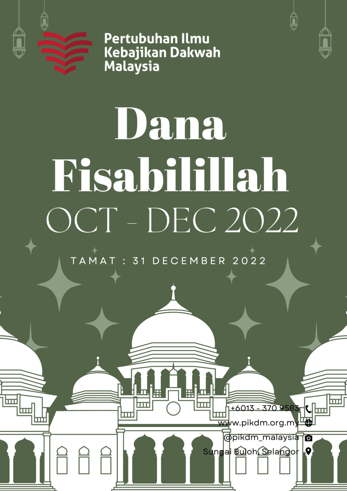 Read more about the article Dana Fisabilillah PIKDM Oct – Dec 2022