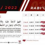 Bulan Rabi’ulawal 1444H