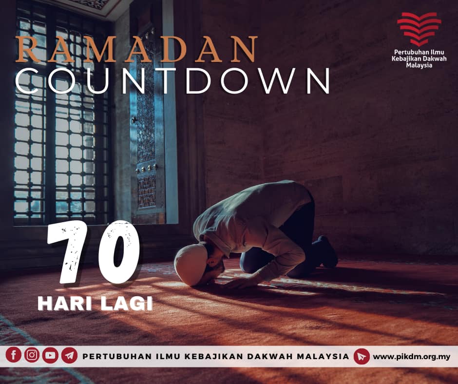 70 Hari lagi akan datangnya Ramadan
