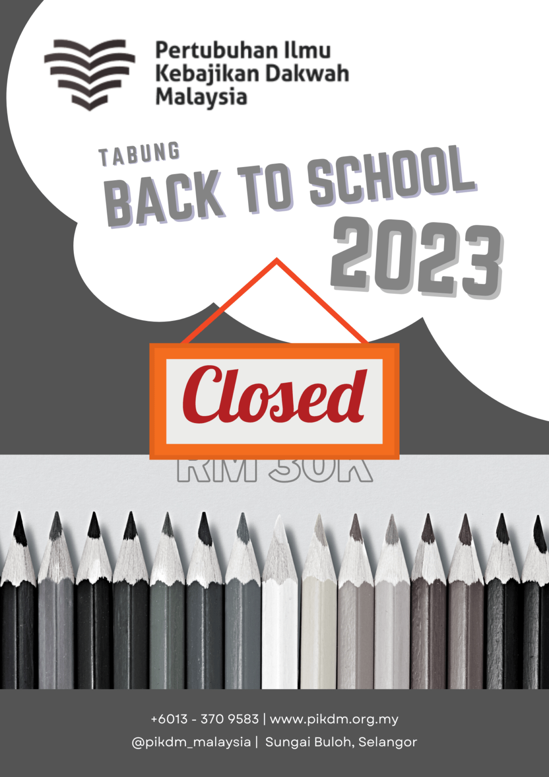 Tabung back to school 2023 closed