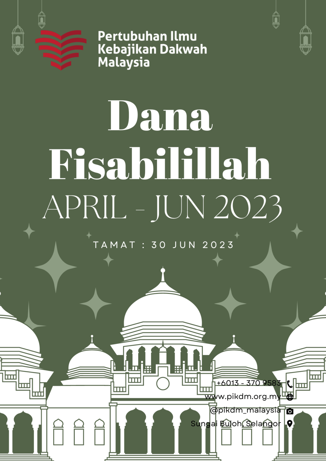 Dana Fisabilillah PIKDM (April 2023 – Jun 2023)