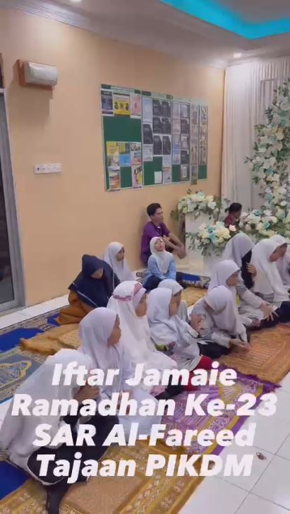Iftar Jamaie Tajaan Pikdm Di Surau Pikdm, Sar Al-Fareed Sesi 2023