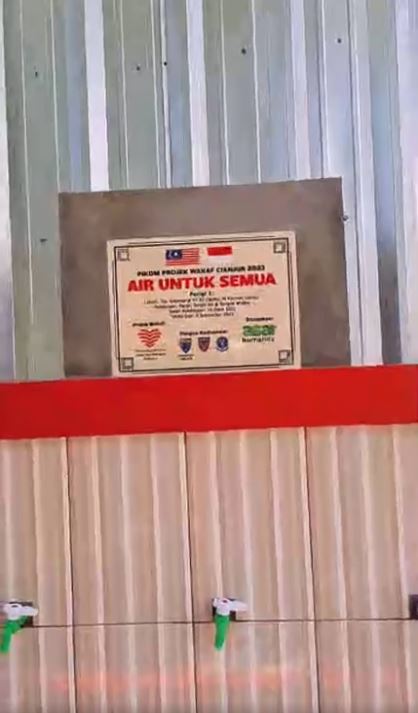 PIKDM Meninjau Projek Perigi Tangki Tempat Wudhu Wakaf PIKDM di Kg Cipaku Cianjur Yang Bakal Dirasmikan Sabtu Ini