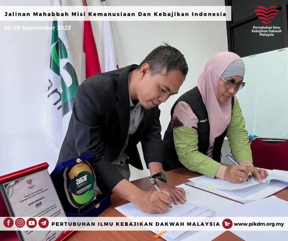 Jalinan Mahabbah Misi Kemanusiaan dan Kebajikan – 26 – 29 September 2023