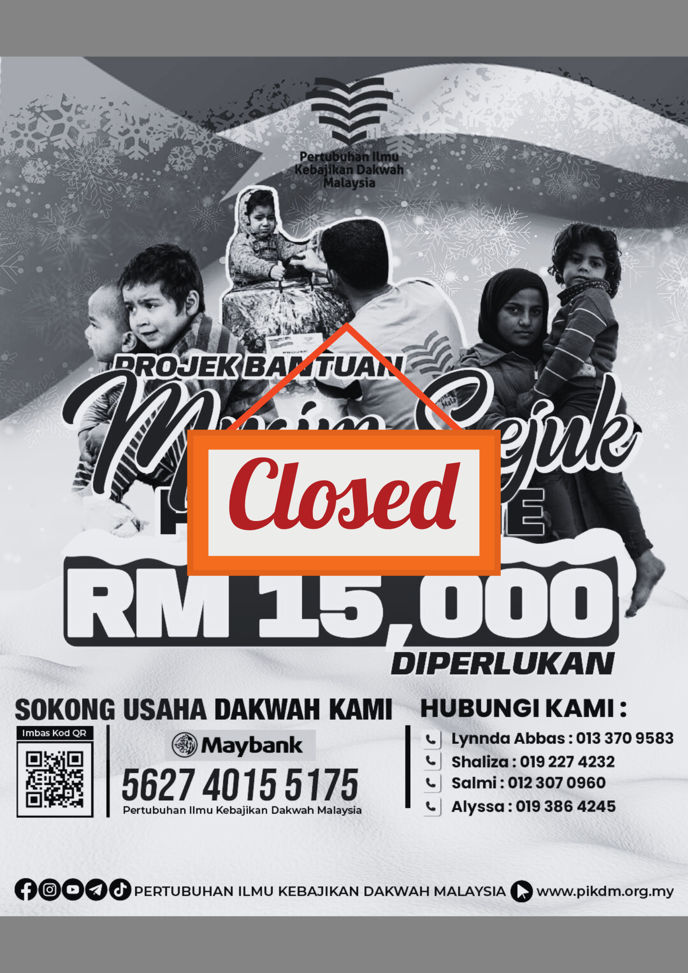 Projek Bantuan Musim Sejuk Palestine Closed2