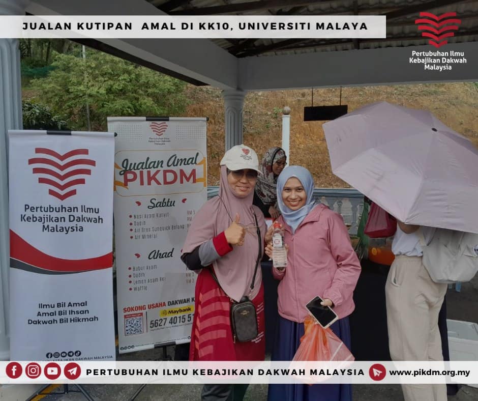 Jualan Amal di Kolej ke 10 Tun Ahmad Zaidi Universiti Malaya Berkolaborasi Bersama Tim Bravo 7.0