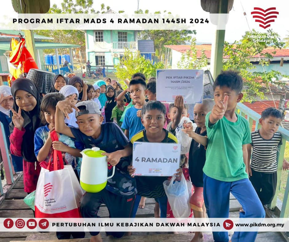 Ramadan 4 Mads Pulau Jambongan Sabah – Tajaan Ramadan Iftar di Mads Pusat Kg. Malalin Pulau Jambongan Sabah