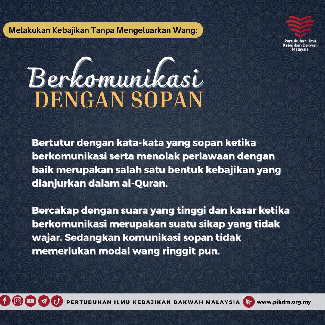 Berkomunikasi Dengan Sopan