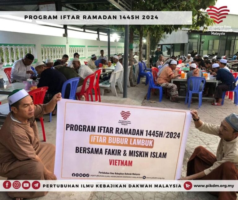Program Iftar Ramadan Tajaan Bubur Lambuk Bersama Fakir Miskin Vietnam (6)