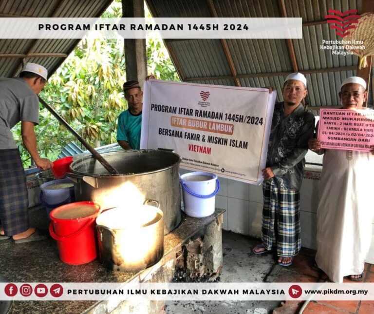 Program Iftar Ramadan Tajaan Bubur Lambuk Bersama Fakir Miskin Vietnam (8)