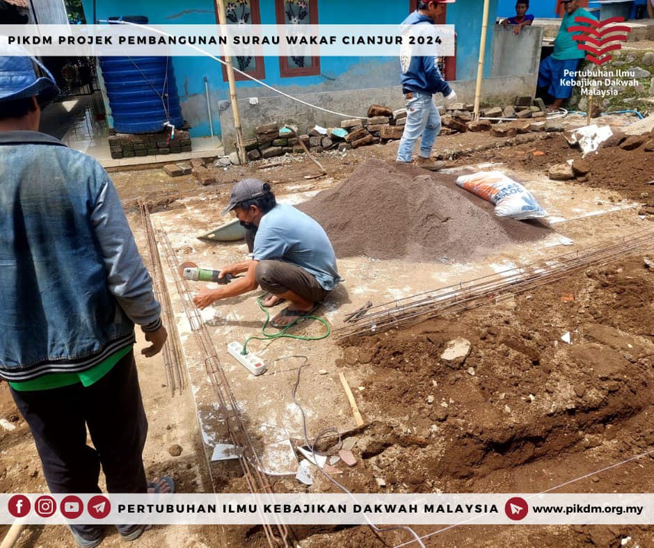 Projek Pembinaan Surau Al Hijrah Desa Nyalindung Cianjur Jawa Barat Indonesia