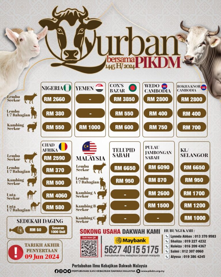 Qurban Bersama Pikdm 1445h 2024