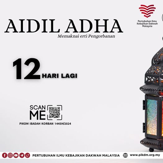 Aidil Adha 12 Hari Lagi