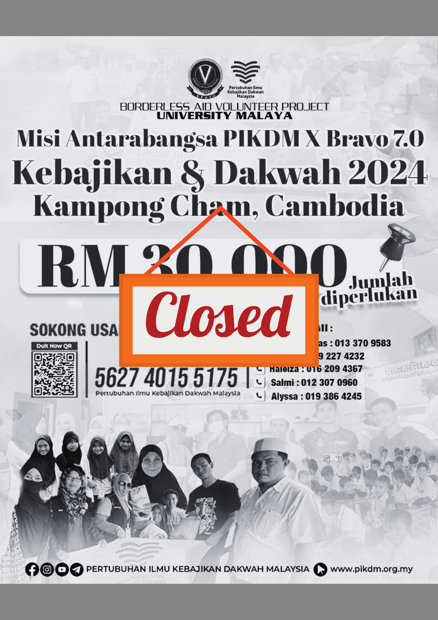 Misi Antarabangsa Bersama Bravo 7.0 Closed