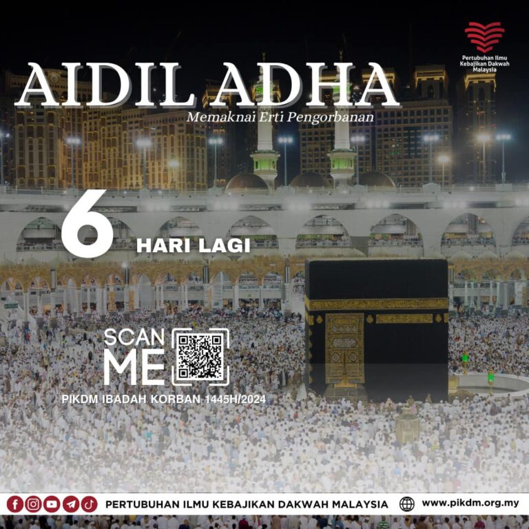 Pikdm Aidil Adha 6 Hari Lagi