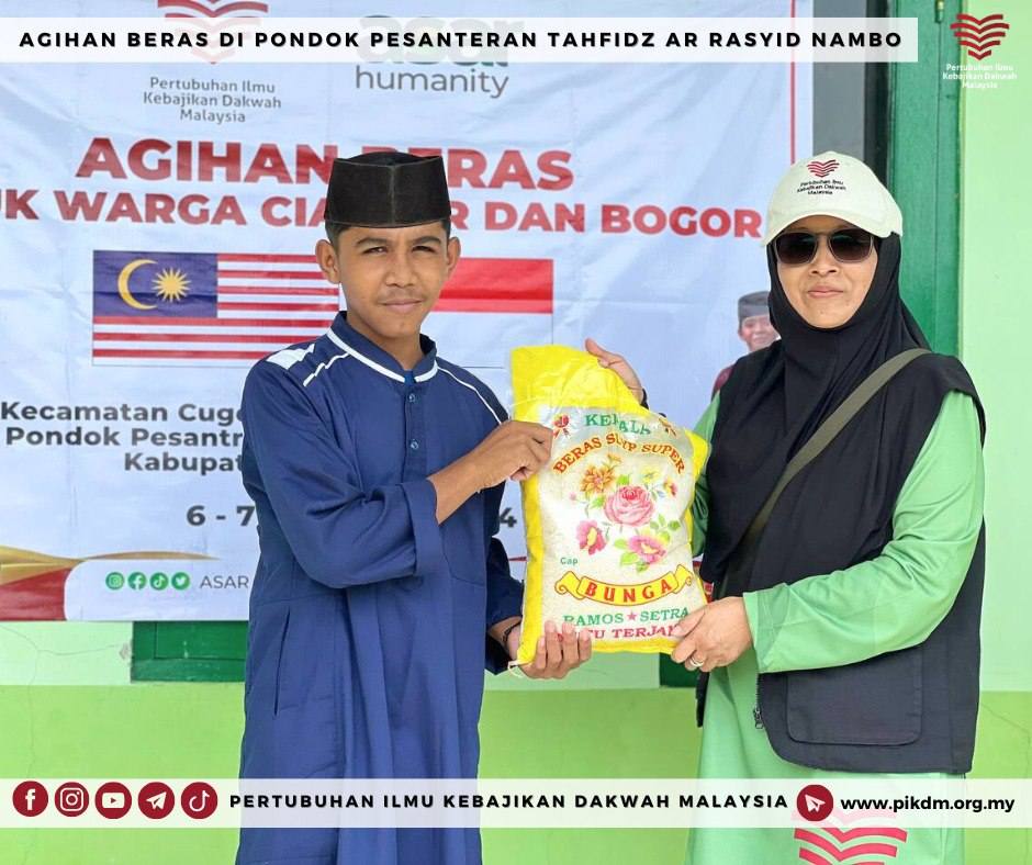 Laporan Misi Agihan Beras Di Pesantren Al Rasyid Nambo Bogor (8)